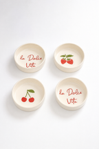 Vita Rosso 4 Parça 10 Cm Handmade Seramik Kase Seti Çerezlik Sunumluk Kahvaltılık - Görsel 2